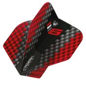 Plumas Winmau Darts Standard Prism Alpha Blade 6 Black Red - 2