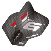Plumas Winmau Darts Standard Prism Alpha Blade 6 Grey Red - 2