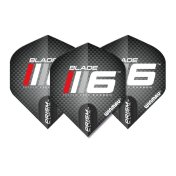 Plumas Winmau Darts Standard Prism Alpha Blade 6 Grey Red - 3