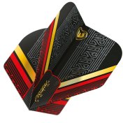 Plumas Winmau Darts Standard Prism Zeta Black Red Gold - 2