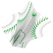 Plumas Winmau Darts Standard Prism Zeta White Green - 2