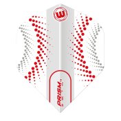 Plumas Winmau Darts Standard Prism Zeta White Red