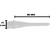 Puntas Gold Star Blanca 1/4 28mm 1000und - 3