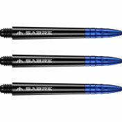 Cañas Mission Darts Sabre Polycarbonate Negra Azul Larga 48mm - 3