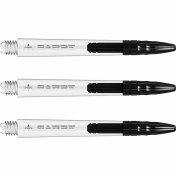 Cañas Mission Darts Sabre Polycarbonate Negra Transparente Larga 48mm - 3