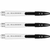 Cañas Mission Darts Sabre Polycarbonate Negra Transparente Intermedia 41mm - 2