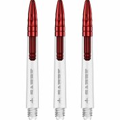 Cañas Mission Darts Sabre Polycarbonate Roja Transparente Intermedia 41mm