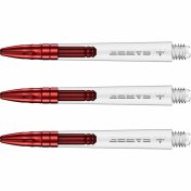Cañas Mission Darts Sabre Polycarbonate Roja Transparente Corta 34mm - 3