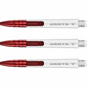 Cañas Mission Darts Sabre Polycarbonate Roja Transparente Corta 34mm - 3