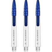 Cañas Mission Darts Sabre Polycarbonate Azul Transparente Larga 48mm - 1