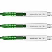 Cañas Mission Darts Sabre Polycarbonate Verde Transparente Larga 48mm - 2
