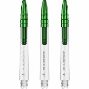 Cañas Mission Darts Sabre Polycarbonate Verde Transparente Intermedia 41mm - 1