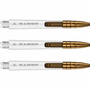 Cañas Mission Darts Sabre Polycarbonate Dorada Transparente Intermedia 41mm - 3