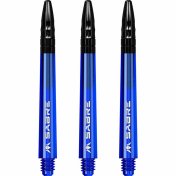 Cañas Mission Darts Sabre Polycarbonate Azul Negro Corta 34mm - 1