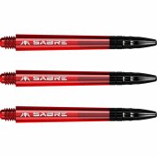 Cañas Mission Darts Sabre Polycarbonate Rojo Negro Corta 34mm - 3