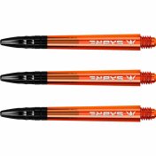 Cañas Mission Darts Sabre Polycarbonate Naranja Negro Larga 48mm - 3