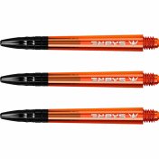 Cañas Mission Darts Sabre Polycarbonate Naranja Negro Larga 48mm - 3