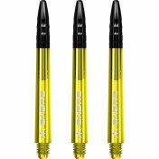 Cañas Mission Darts Sabre Polycarbonate Amarillo Negro Larga 48mm