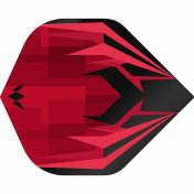 Plumas Mission Darts No2 Std Atmosphere Negro Rojo - 2
