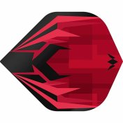Plumas Mission Darts No2 Std Atmosphere Negro Rojo - 3