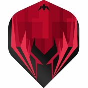 Plumas Mission Darts No2 Std Atmosphere Negro Rojo - 1