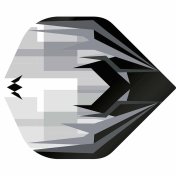 Plumas Mission Darts No2 Std Atmosphere Negro Blanco - 2