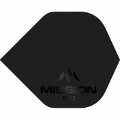  Plumas Mission Darts No2 Std Logo Negro Mate 150 - 2