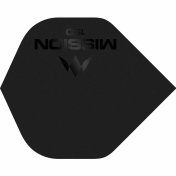  Plumas Mission Darts No2 Std Logo Negro Mate 150 - 3
