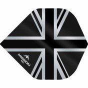  Plumas Mission Darts No2 Std Alliance Union Jack Negro 150 - 2