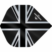  Plumas Mission Darts No2 Std Alliance Union Jack Negro 150 - 3