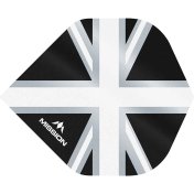 Plumas Mission Darts No2 Std Alliance Union Jack Negro Blanco - 3