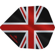 Plumas Mission Darts No6 Alliance Union Jack Negro Rojo - 3