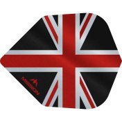 Plumas Mission Darts No6 Alliance Union Jack Negro Rojo - 3