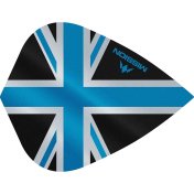 Plumas Mission Darts Kite Alliance Union Jack Negro Azul - 3