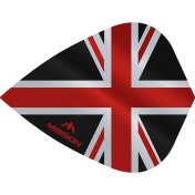 Plumas Mission Darts Kite Alliance Union Jack Negro Rojo - 2