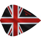 Plumas Mission Darts Kite Alliance Union Jack Negro Rojo - 3