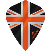 Plumas Mission Darts Kite Alliance Union Jack Negro Naranja - 1