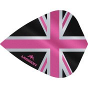 Plumas Mission Darts Kite Alliance Union Jack Negro Rosa - 2