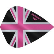 Plumas Mission Darts Kite Alliance Union Jack Negro Rosa - 3