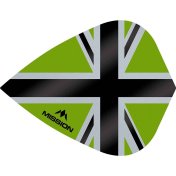Plumas Mission Darts Kite Alliance-X Union Jack Negro Verde - 2