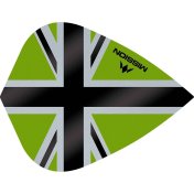 Plumas Mission Darts Kite Alliance-X Union Jack Negro Verde - 3