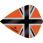 Plumas Mission Darts Kite Alliance-X Union Jack Negro Naranja - 2