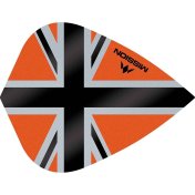 Plumas Mission Darts Kite Alliance-X Union Jack Negro Naranja - 3