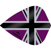 Plumas Mission Darts Kite Alliance-X Union Jack Negro Morado - 3
