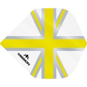 Plumas Mission Darts No2 Std Alliance Union Jack Blanco Amarillo - 3