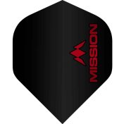Plumas Mission Darts No2 Std Logo Rojo