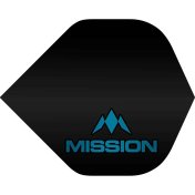 Plumas Mission Darts No2 Std Logo Azul - 2
