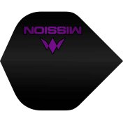 Plumas Mission Darts No2 Std Logo Morado - 2