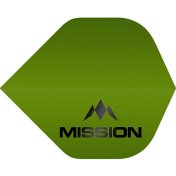 Plumas Mission Darts No2 Std Logo Verde Mate - 3
