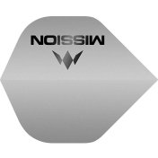 Plumas Mission Darts No2 Std Logo Plata Mate - 2